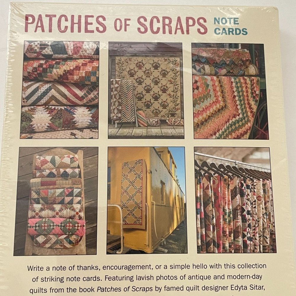 Patches of Scraps Note Cards From Edyta Sitar of Laundry Basket Quilts New - Picture 7 of 7